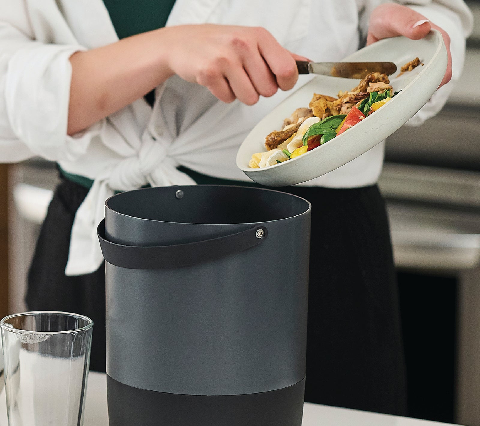 FoodCycler Eco 3 bucket full of food scraps