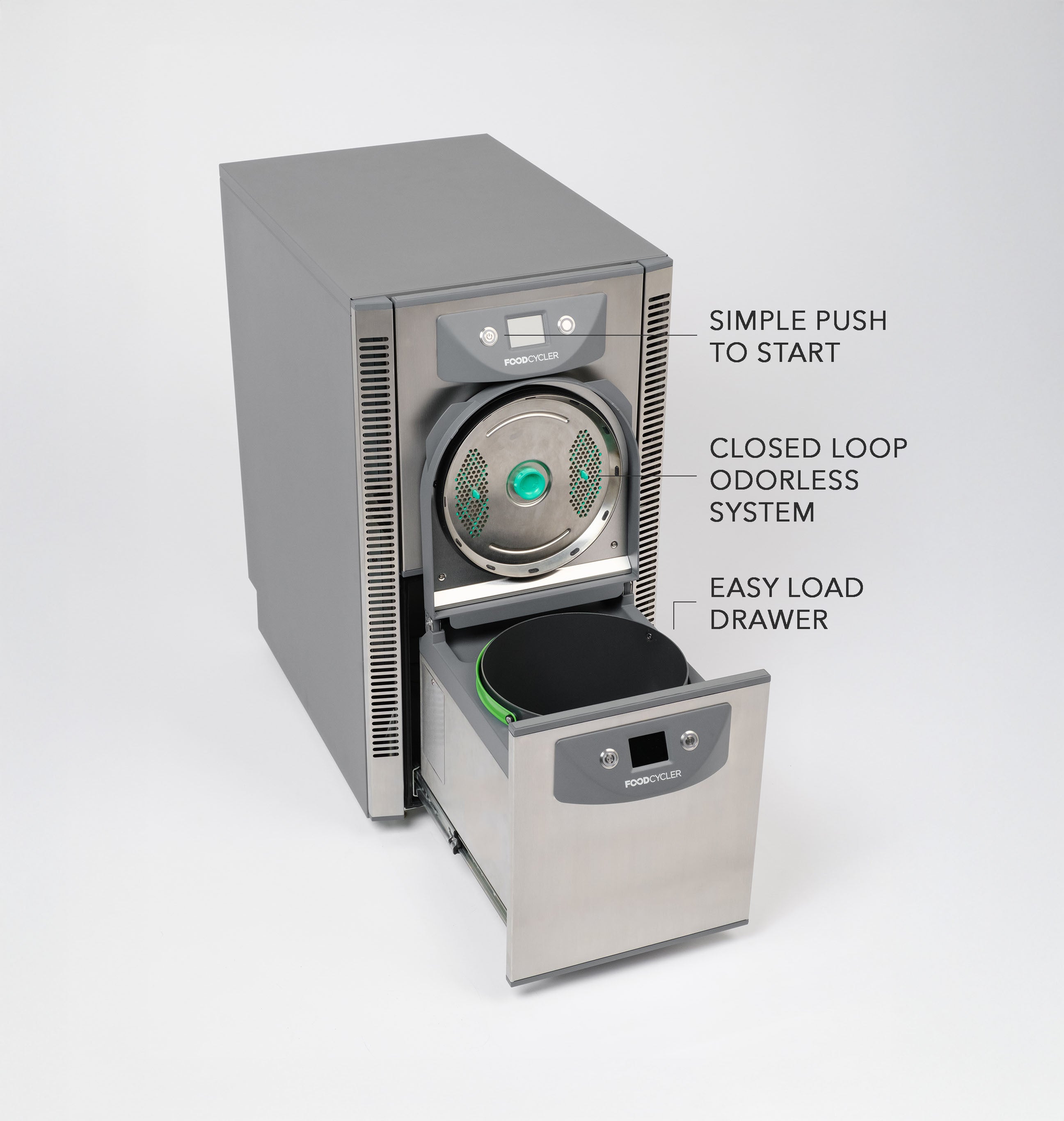 The FC-75 has a simple push to start operation, closed loop odorless system, and an easy load drawer.