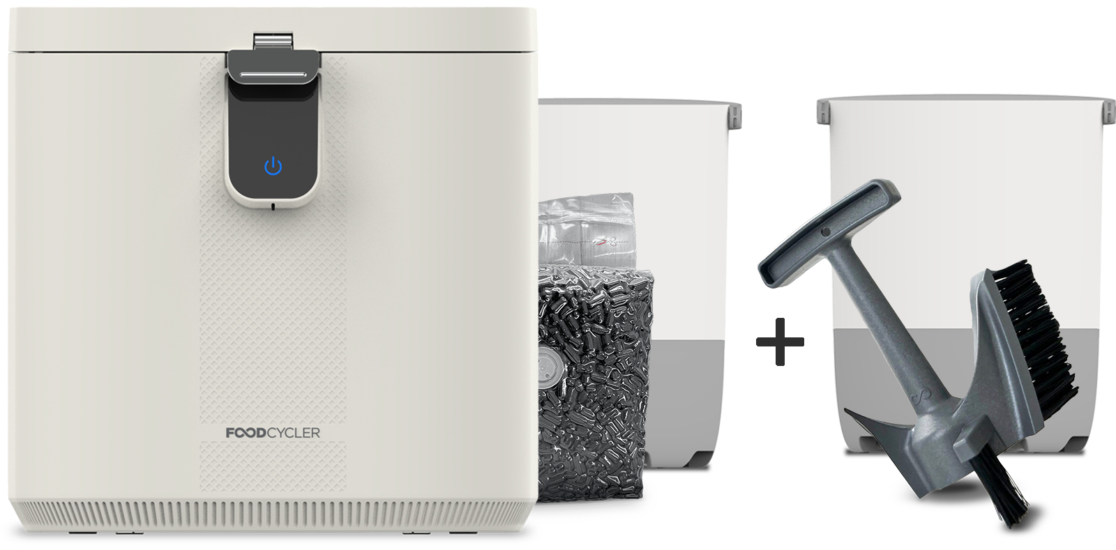 White Eco 5 + Bucket & Brush Bundle