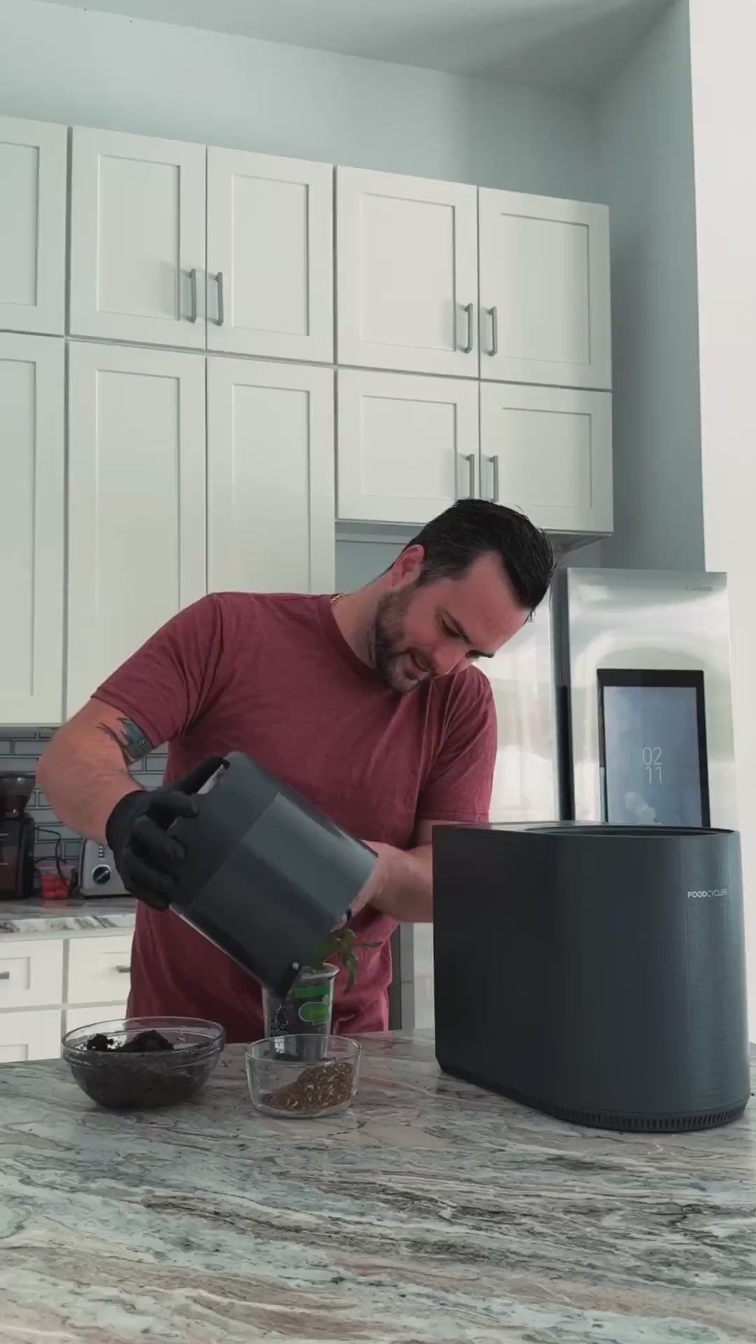 Turning kitchen scraps into Foodilizer