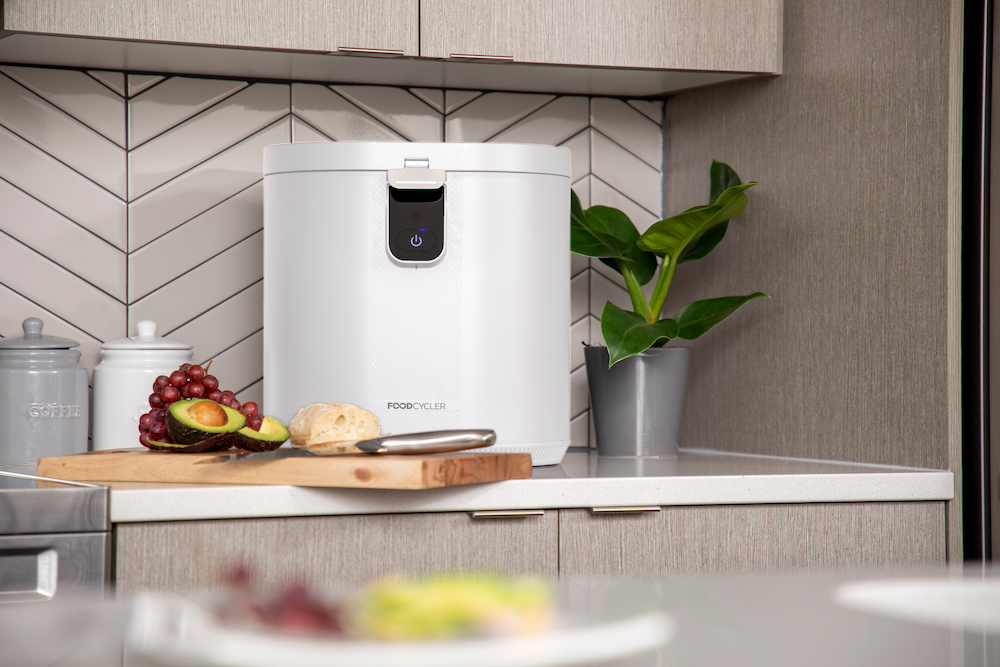 FoodCycler Eco 5 - White | On a Kitchen Counter